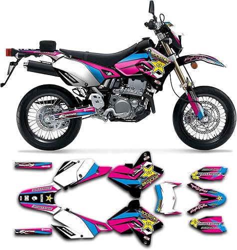 Miniatura 62 de Juego de calcomanías Kungfu Graphics personalizadas para Suzuki DRZ 400 SM Supermoto 1999, 2000, 2001, 2002, 2003, 2004, 2005, 2006, 2007, 2008,