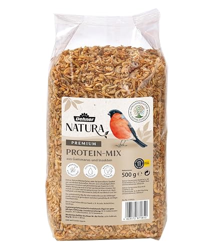 Dehner Natura Premium Comida para Aves Silvestres, Mezcla de proteínas de gammarus/Insectos