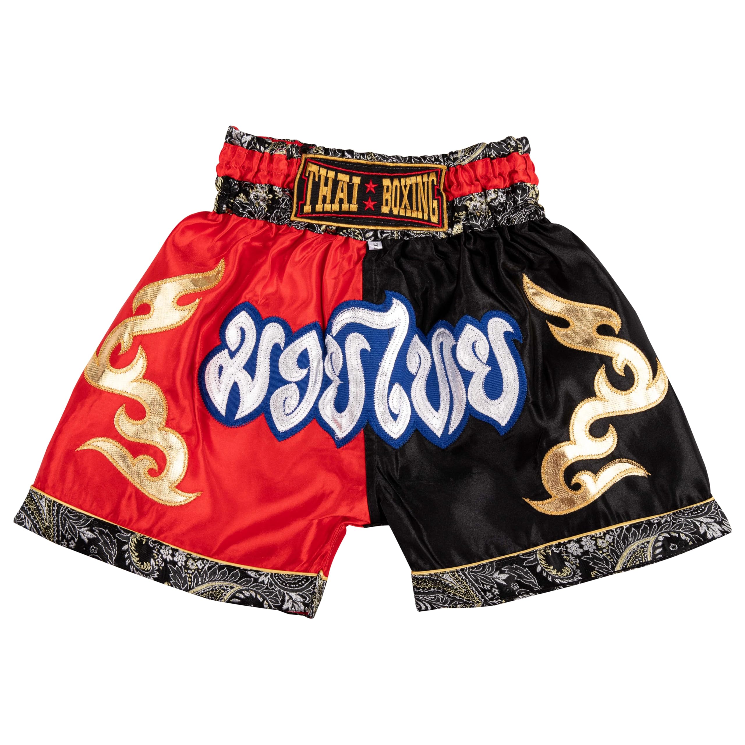 MUAY NATIONMuay Thai Shorts for Kids (2 Years - 12 Years) Girls Boys Boxing Trunks for Kickboxing MMA