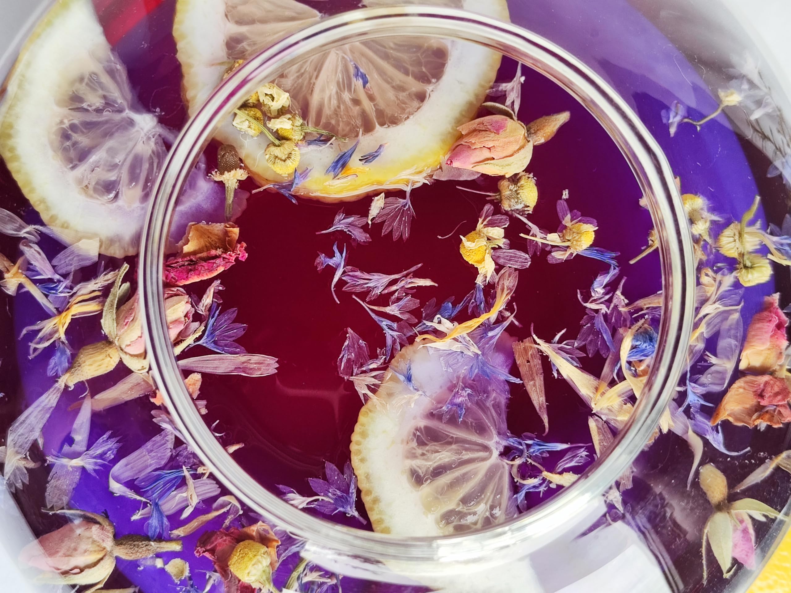 Blue T - Ändert Farbe von Blau zu Lila mit Zitronensaft | Premium Qualität - schneller Direktversand aus Deutschland - Handgepflückt (100g Blüten)