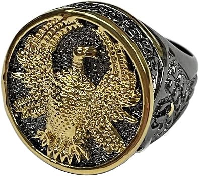 costumebase DUNE RING Duke Leto Atreides Signet Prop Replica Ducal STAINLESS STEEL US Sz 11