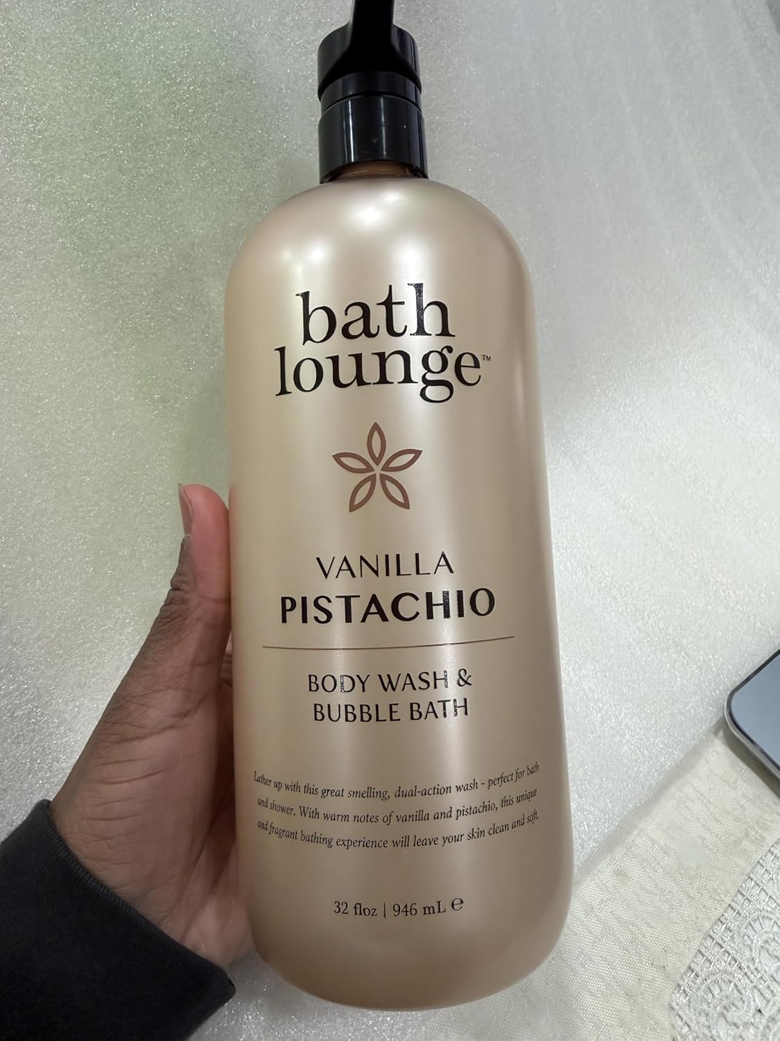 Vanilla Pistachio Body Wash and Bubble Bath, 32 oz