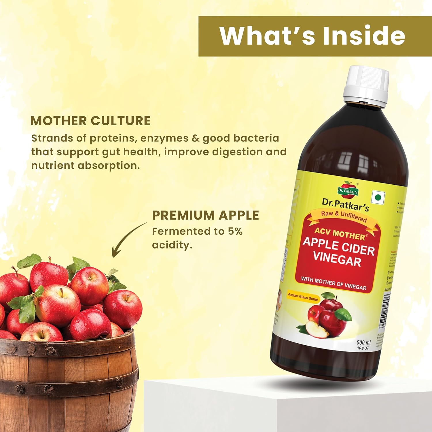 Buy Now Dr. Patkar'S Apple Cider Vinegar With Mother Vinegar | Unfil... 4 Buy Now Dr. Patkar'S Apple Cider Vinegar With Mother Vinegar | Unfil...