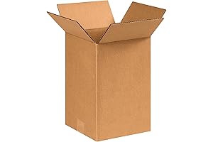 BOX USA 8x8x12 Small Corrugated Cardboard Boxes