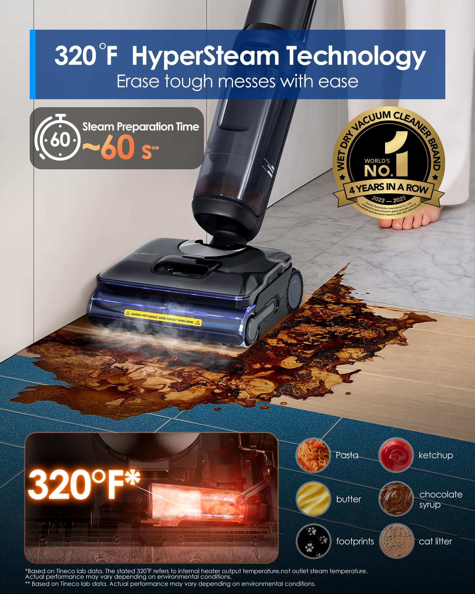 Shark Steam & Scrub Steam Mop, All-in-One Hard Floor Cleaner, Grey, S8001 product image 13