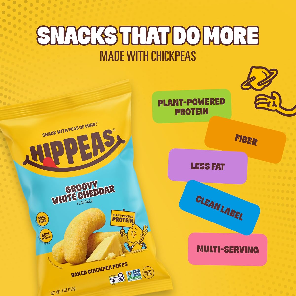 Hippeas Organic Chickpea Puffs view 4