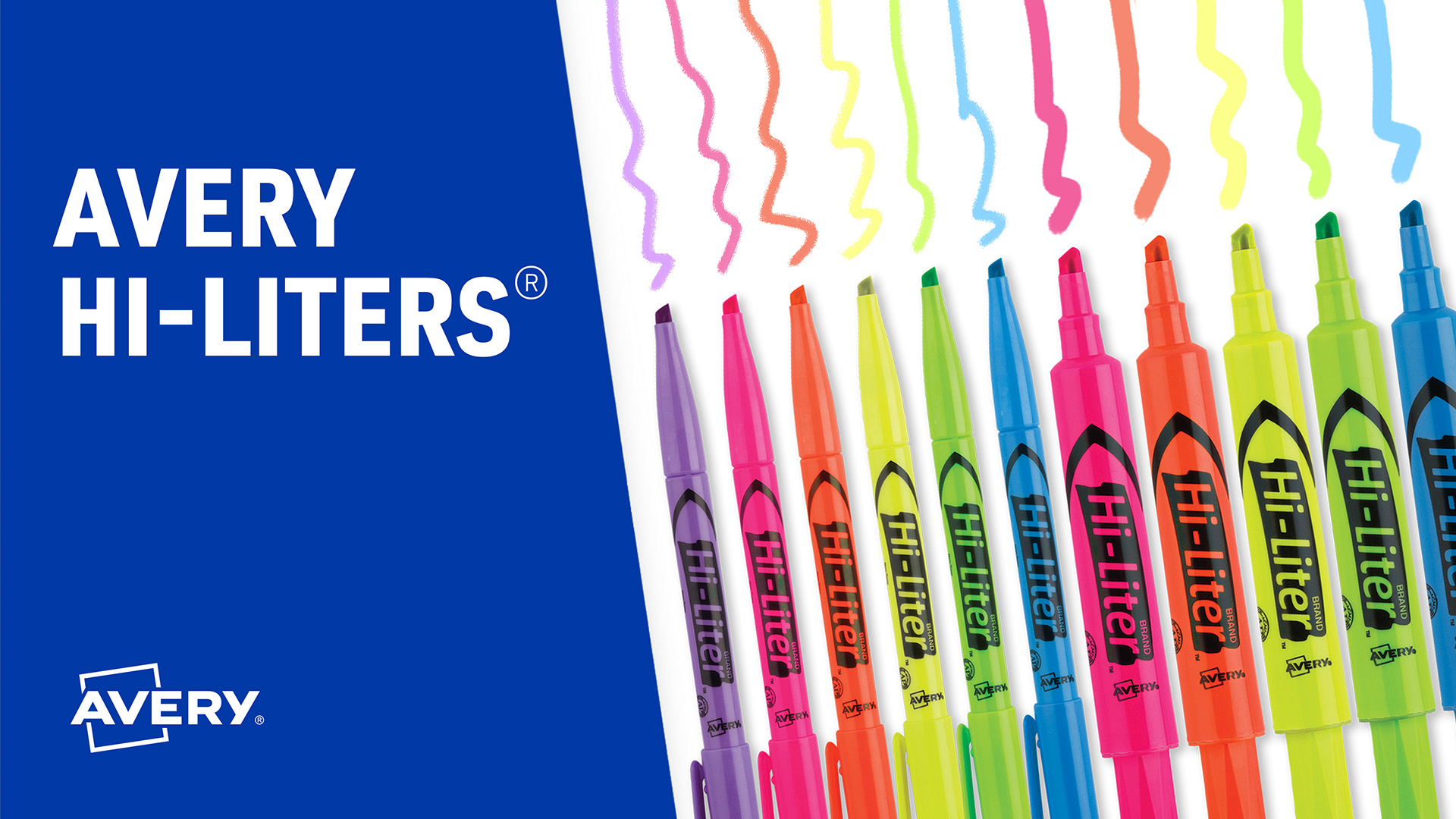 Amazon.com : Avery Hi-Liter Pen-Style Highlighters, Smear Safe Ink