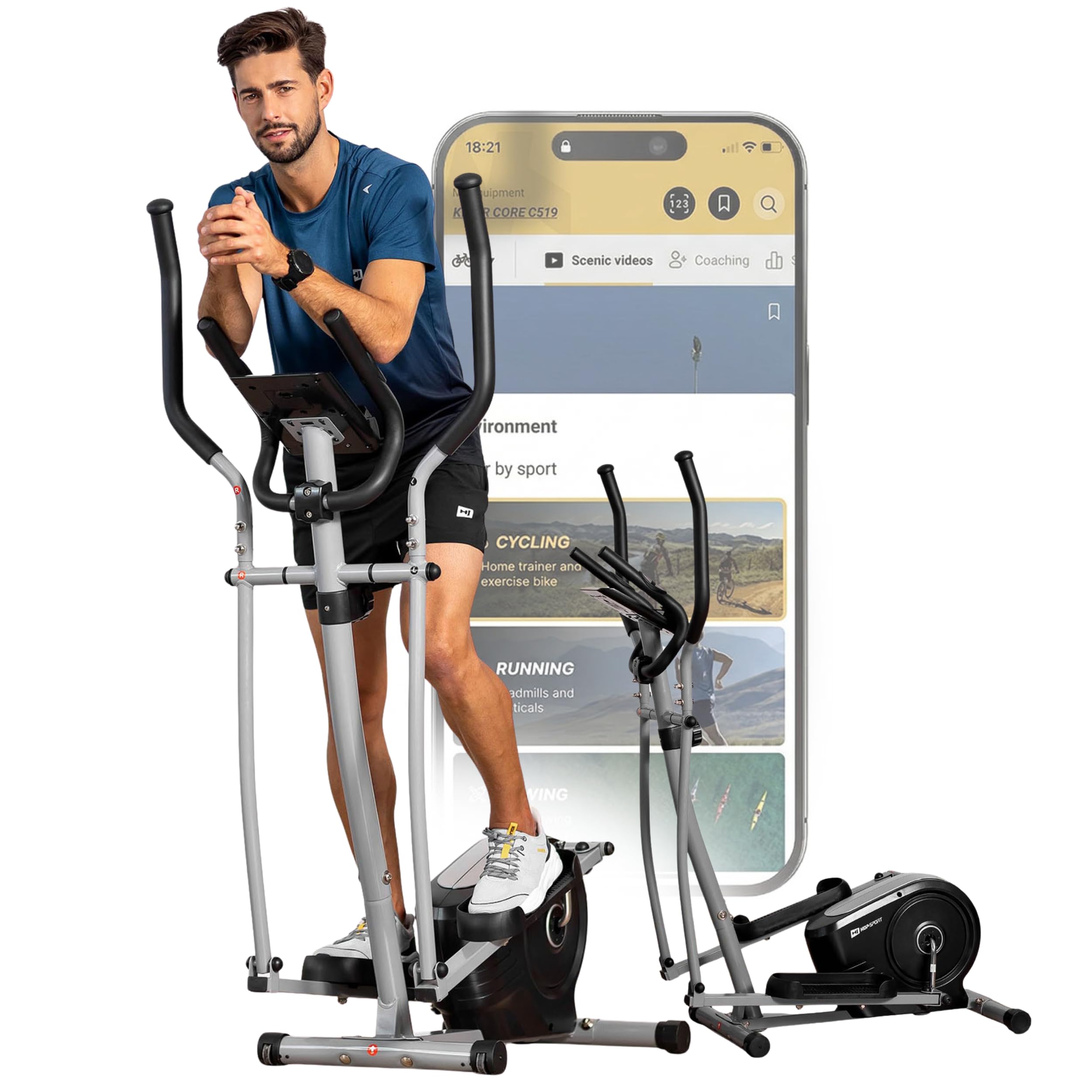HOP Sport® Crosstrainer für Zuhause