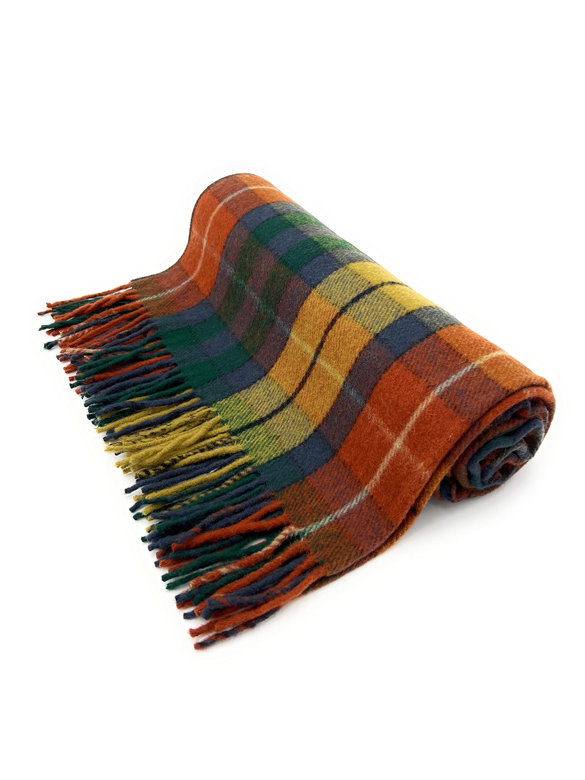 Tartan Tweeds Buchanan Antique Tartan Knee Travel Rug Blanket Wool (Buchanan Antique)