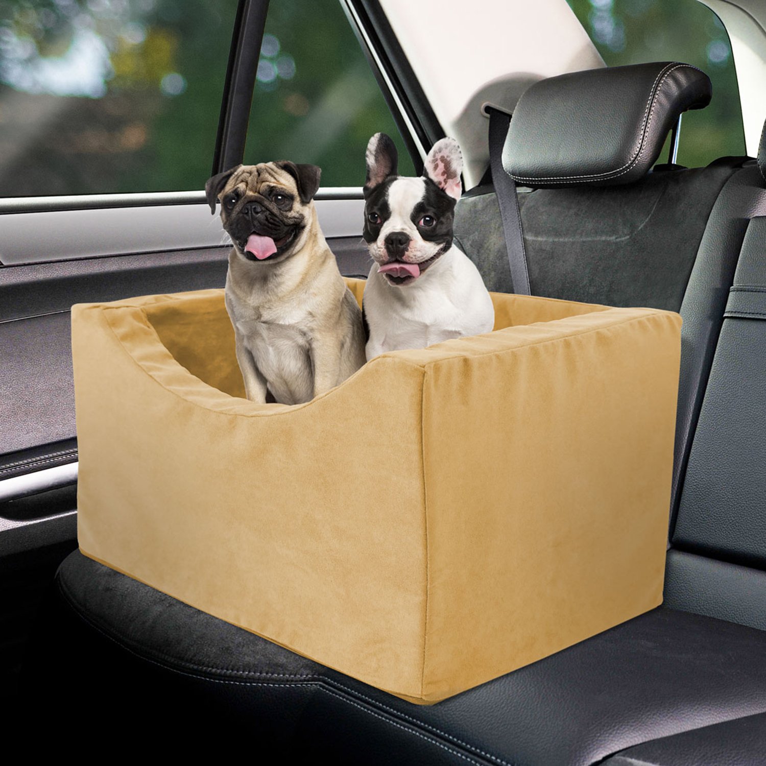 Buy Copilot Dog Booster Car Seat (Camel, 18"x21"x13.5") Online at
