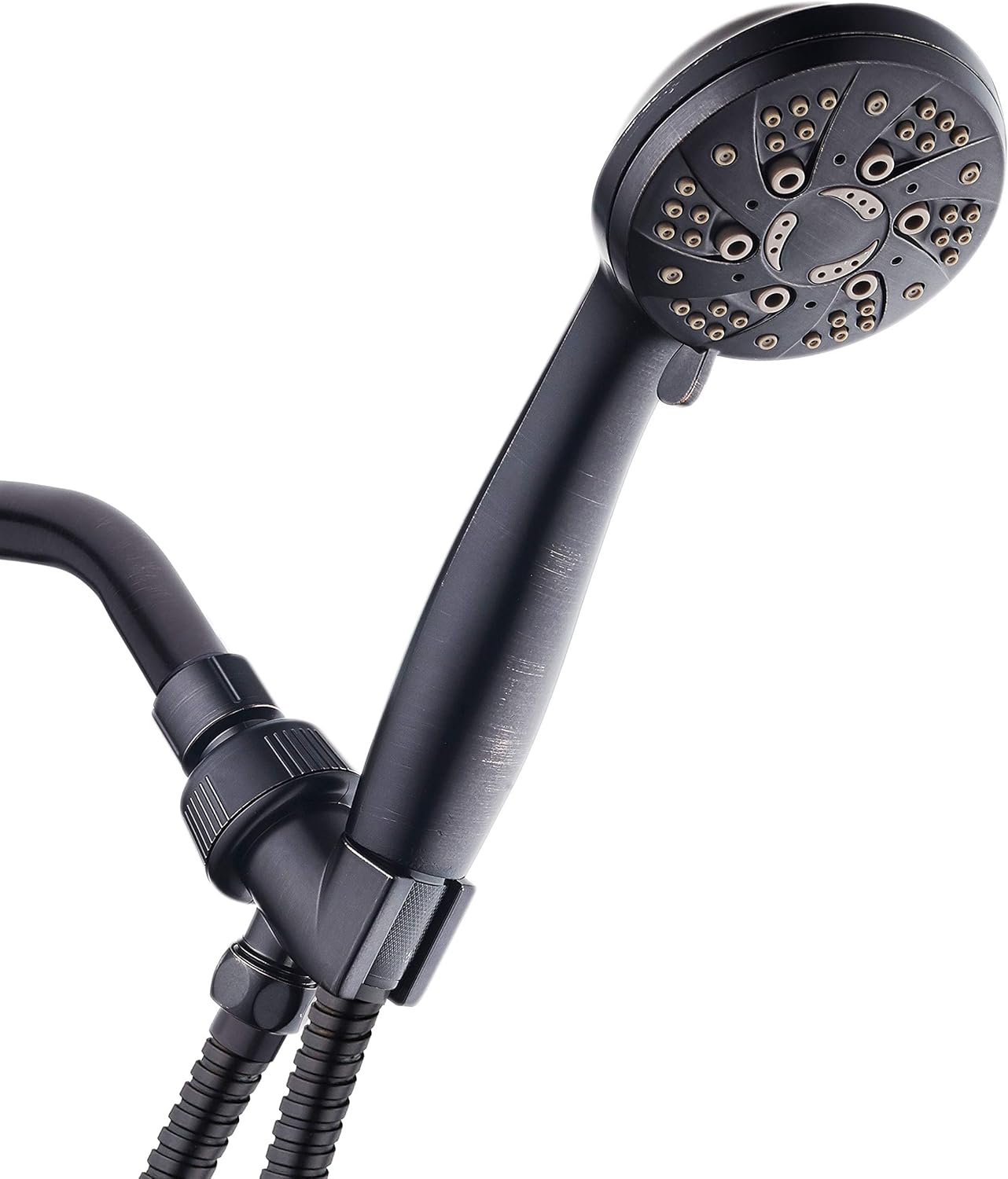 AquaDance High Pressure 6-Setting Oil Rubbed Bronze Handheld Shower ...