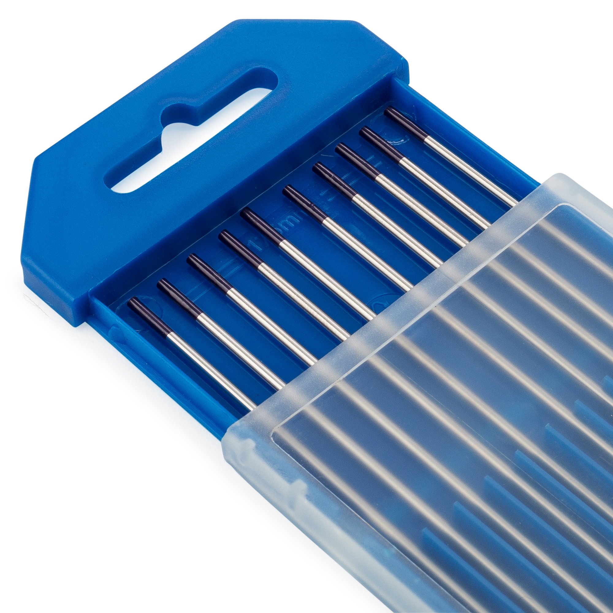 Midwest Tungsten Service TIG - Electrodos de tungsteno para soldadura (morado, mezcla de tierras raras, 0.04 pulgadas)