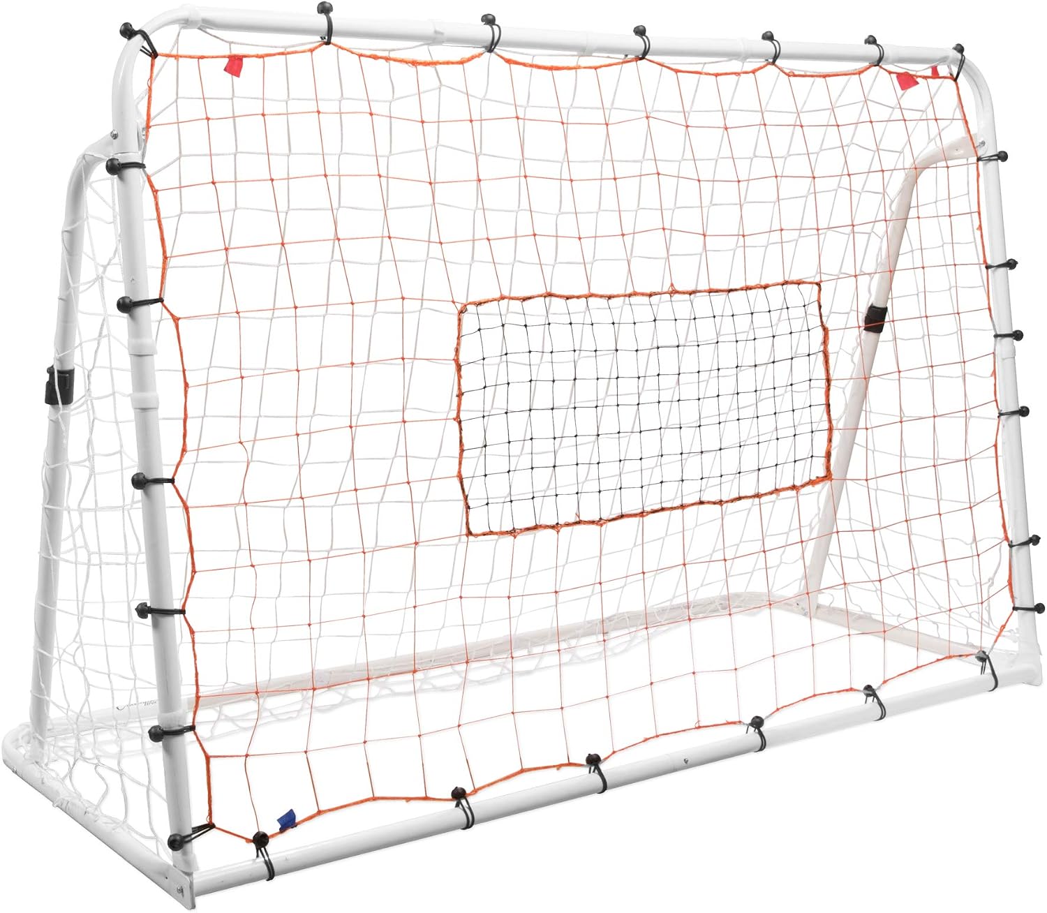 Champion Sports SG3IN1 3-in-1 Trainer Soccer Goal Set, White