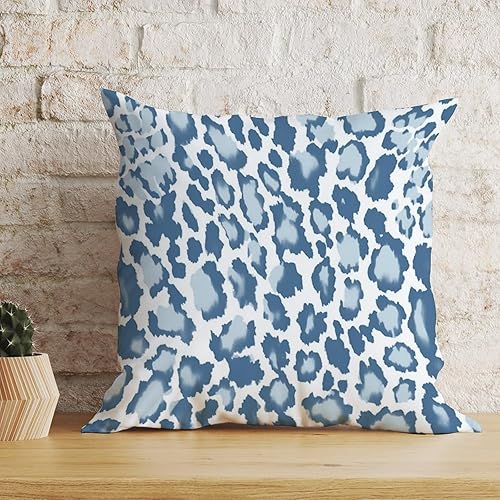 Vista 46 de Funda de cojín decorativa con estampado de guepardo verde peridoto para sofá, funda de almohada verde crema con estampado de leopardo a cuadros