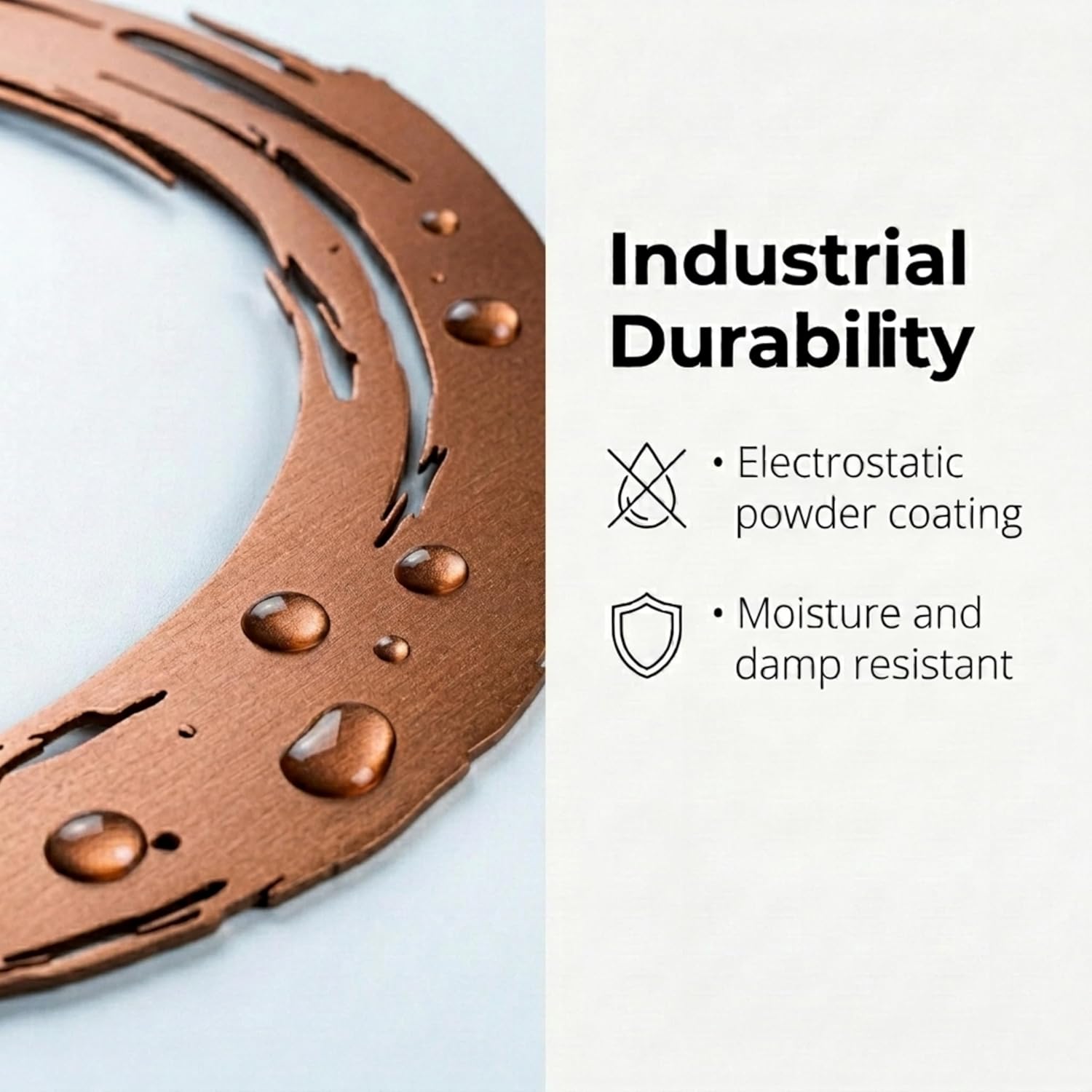 Colorfull Worlds Enso Zen Circle Metal Wall Art, Boho Room Decor, Zen Decor Gift for Housewarming and New Year (Copper)