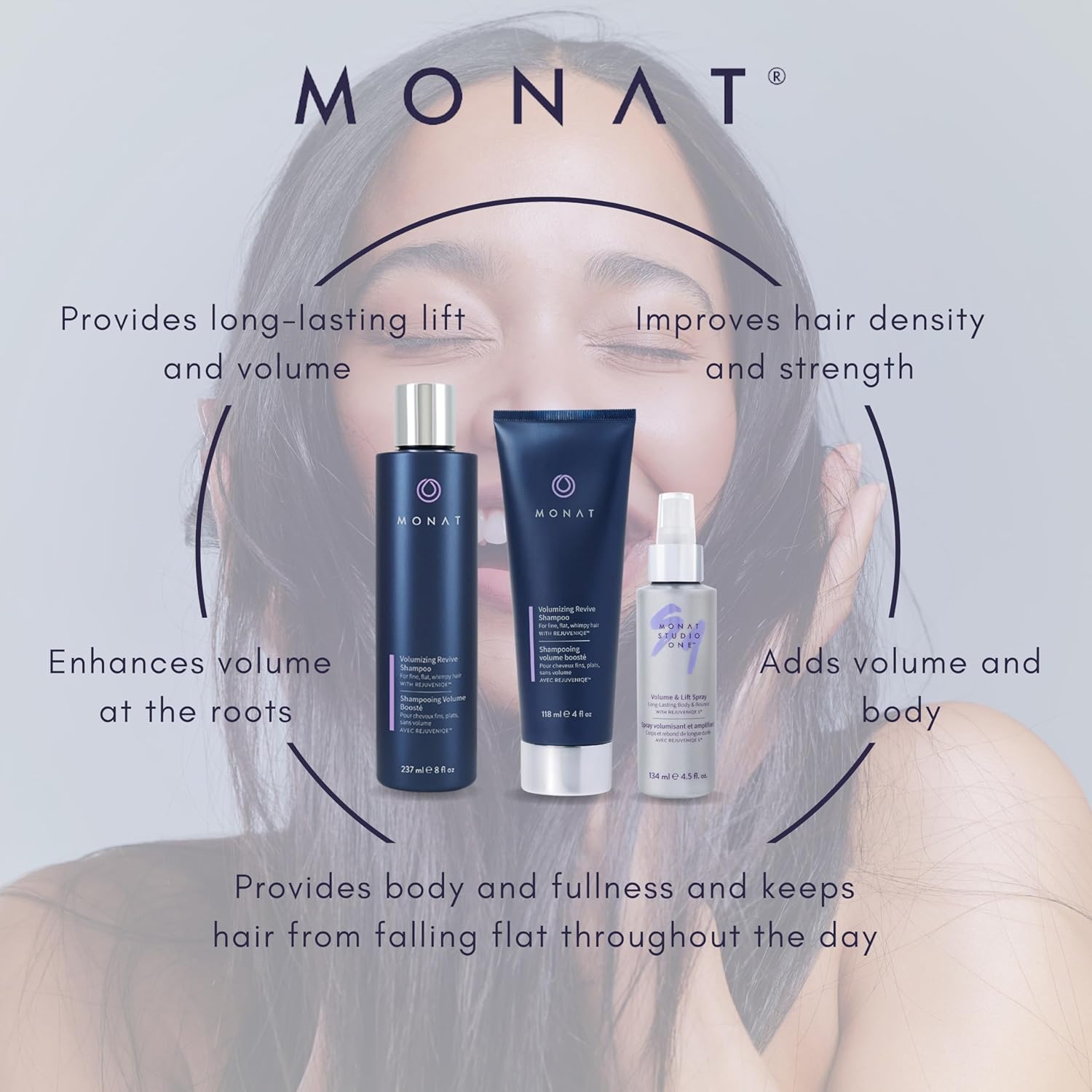 MONAT Revive Volumizing System – Hair Volume Enhancer Set with Revive Shampoo Volumizing Conditioner & Volume And Lift Spray - Image 7