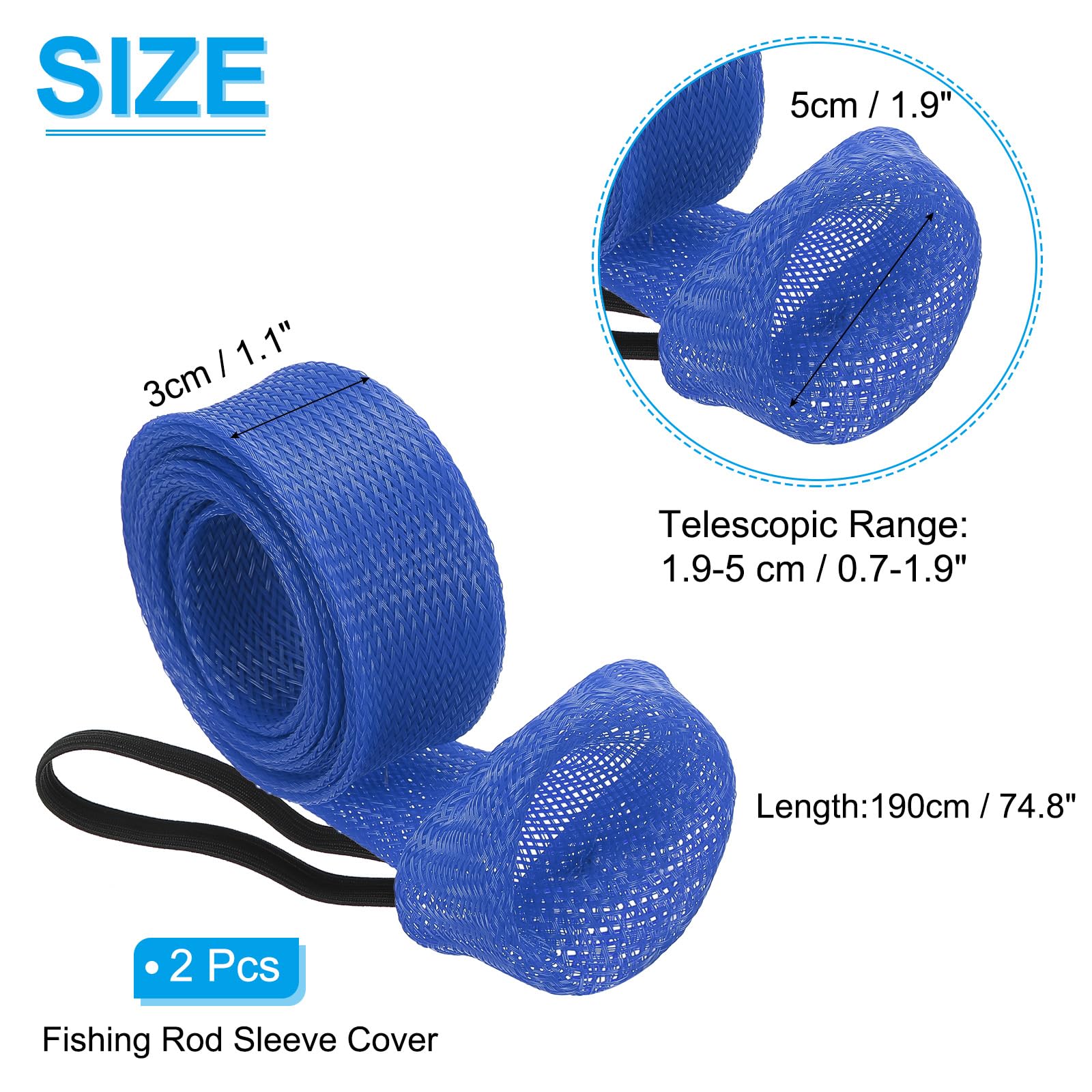 PATIKIL 75 Inch Rod Sock - Image 2