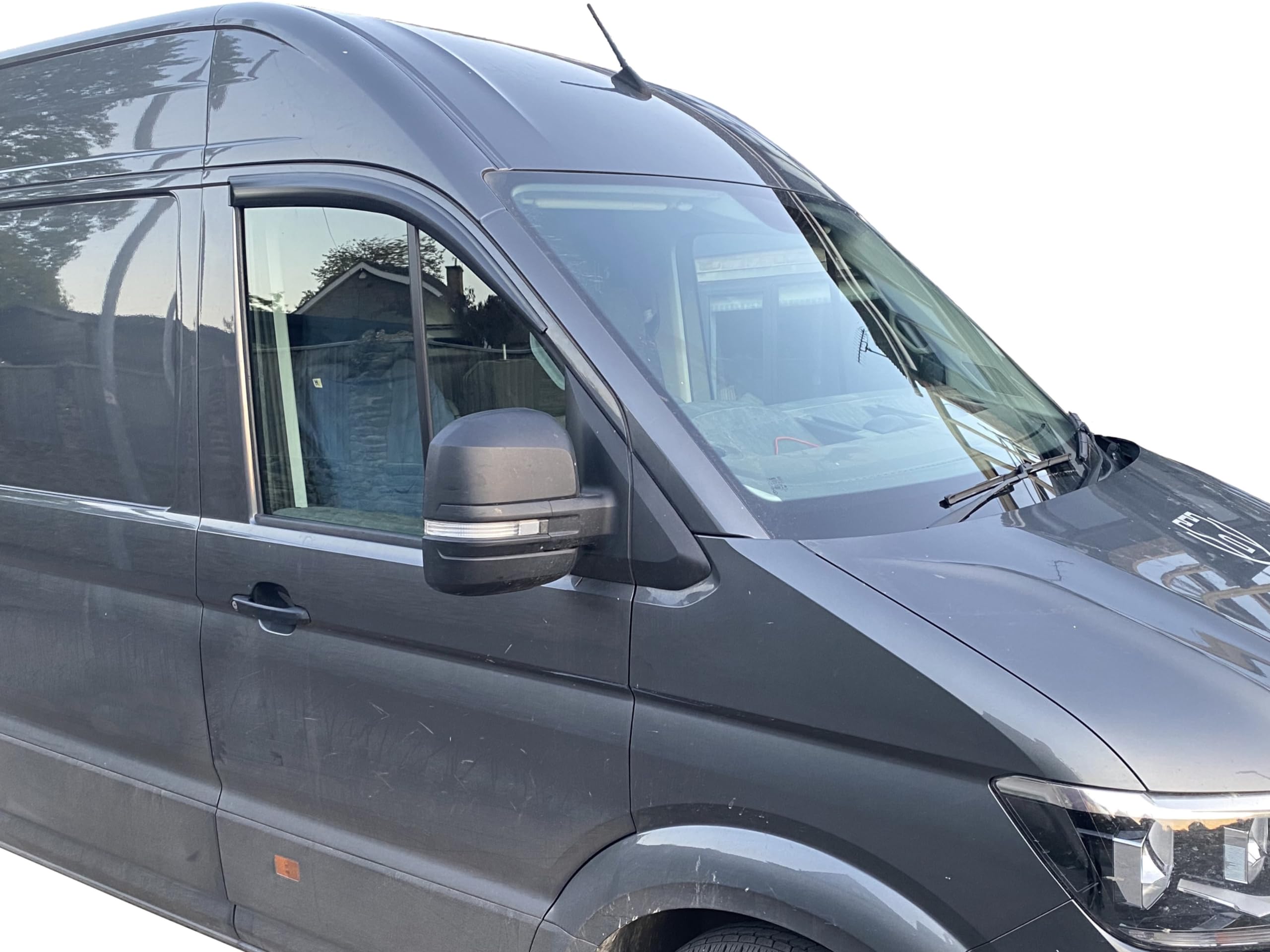 AUTO CLOVER Juego de deflectores de viento para VW Crafter MAN TGE 2017+ (2 piezas)