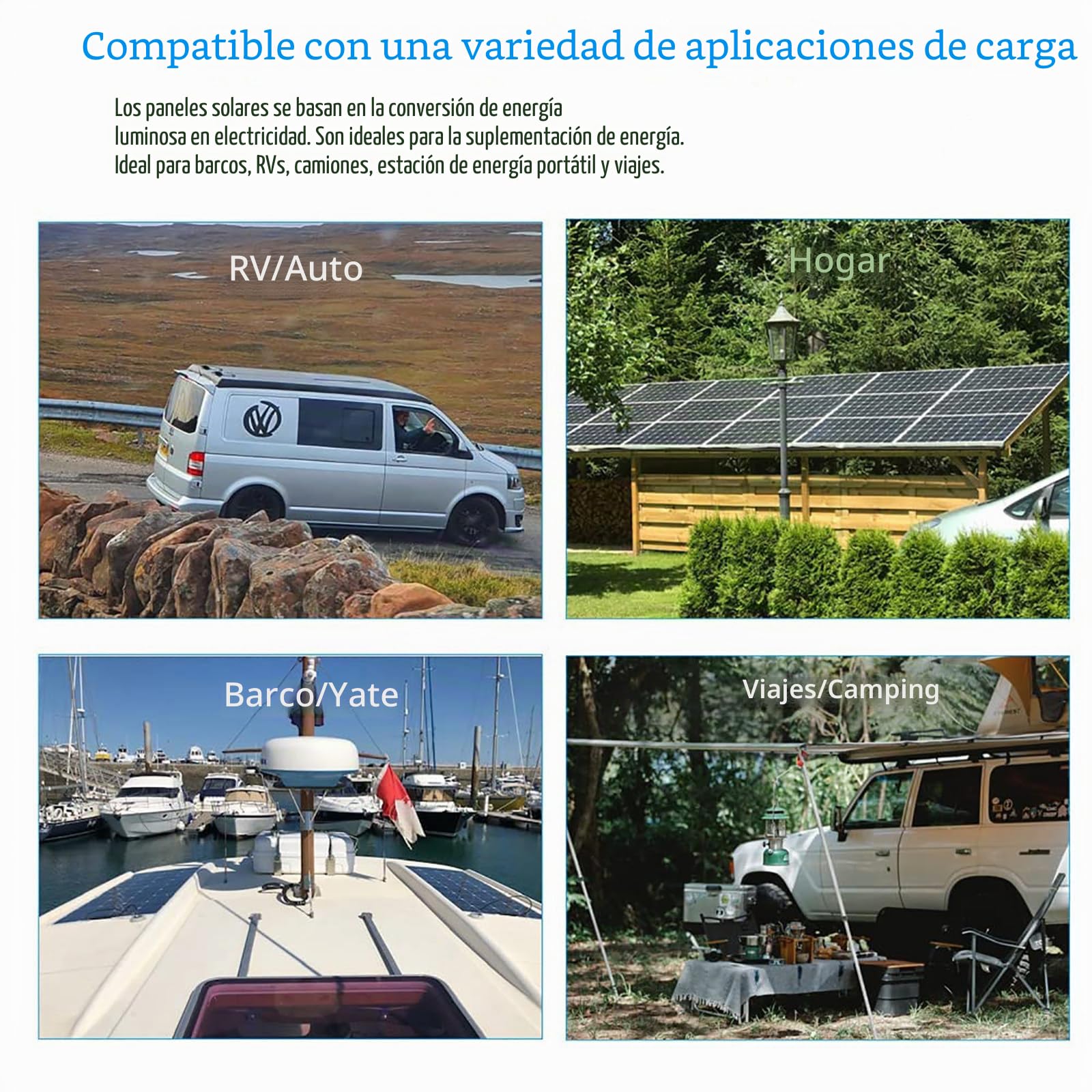 Panel Solar Monocristalino Portátil De 250w 500w con Controlador 10a/20a/30a, USB Dual, Se Puede Utilizar para Cargar Baterías De 12v/24v,500W-30Acontroller