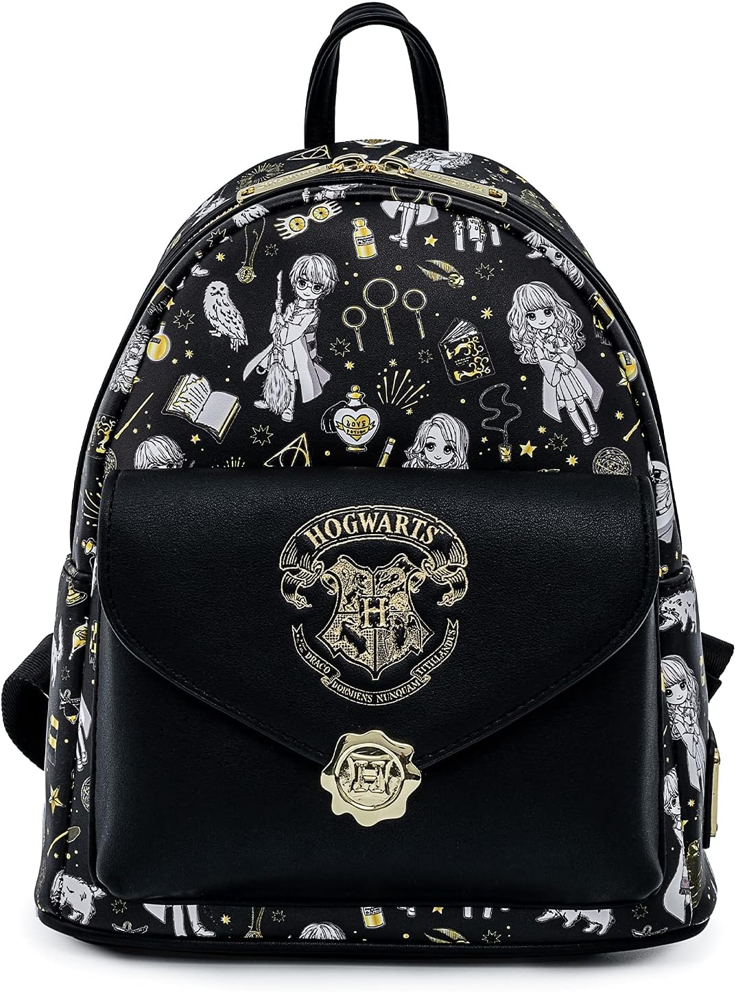 Loungefly Harry Potter Magical Elements AOP Mini Backpack