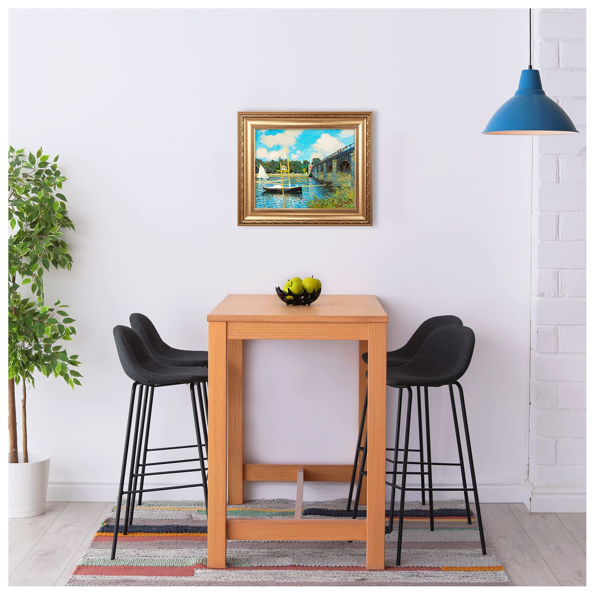 Amazon.co.jp: クロード・モネによるアルジャントゥイユの橋 フレーム