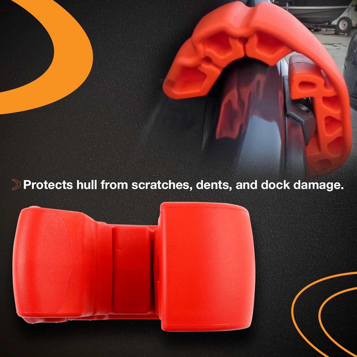 295100418 Snap in Bumpers/Fenders Compatible with Sea-Doo Upgrade Tear Resistant Material Jet Ski Bumpers 295100729