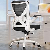 Vista 1 de Silla de oficina ergonómica, sillas de escritorio para computadora cómodas, silla de juegos de respaldo alto de malla con soporte lumbar ajustable
