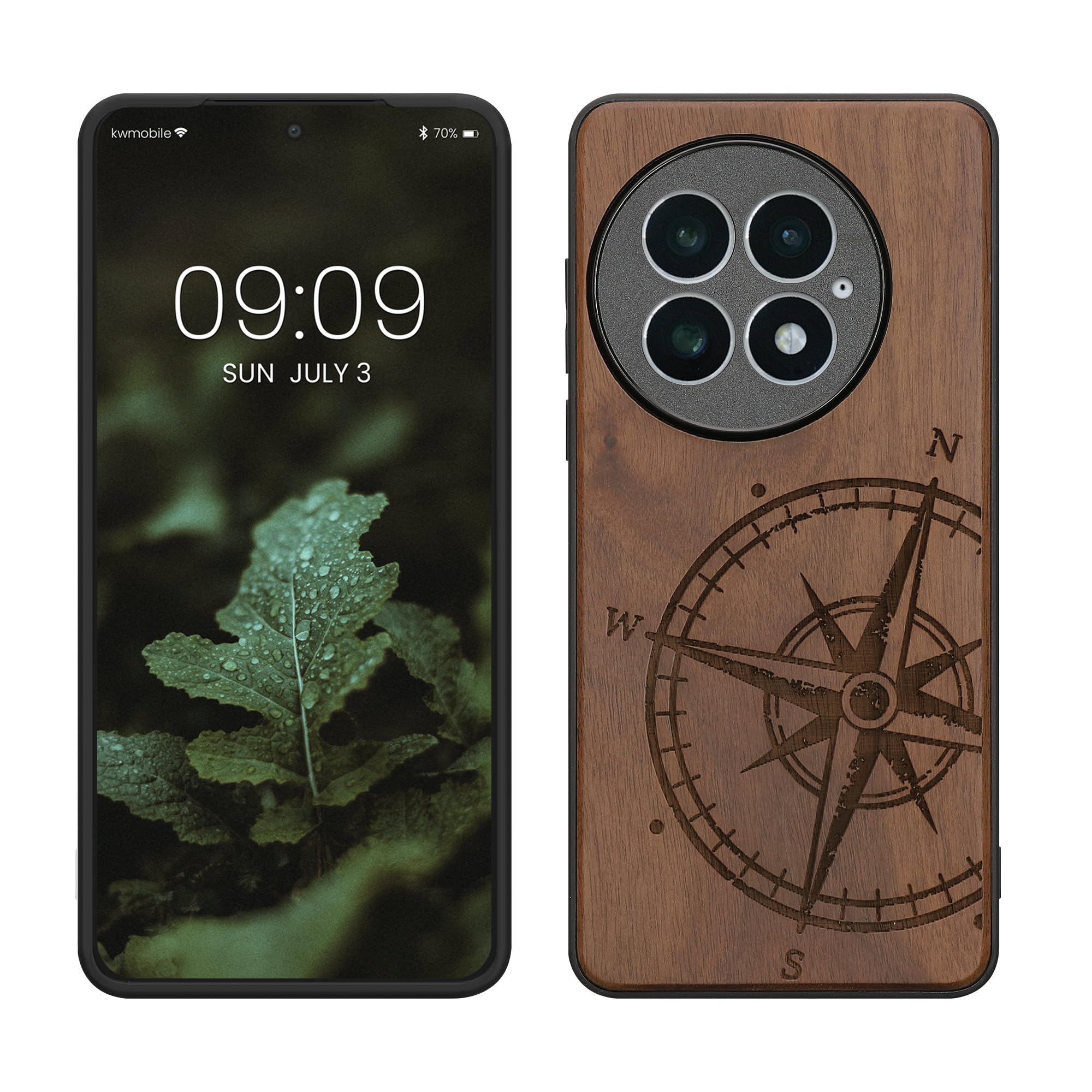 Kwmobile Wood Case Compatible
