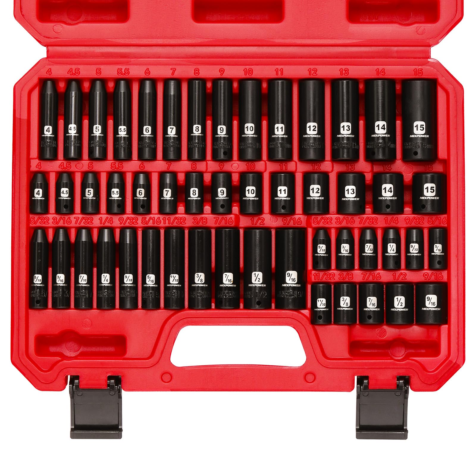 MIXPOWER 50 Pieces 1/4