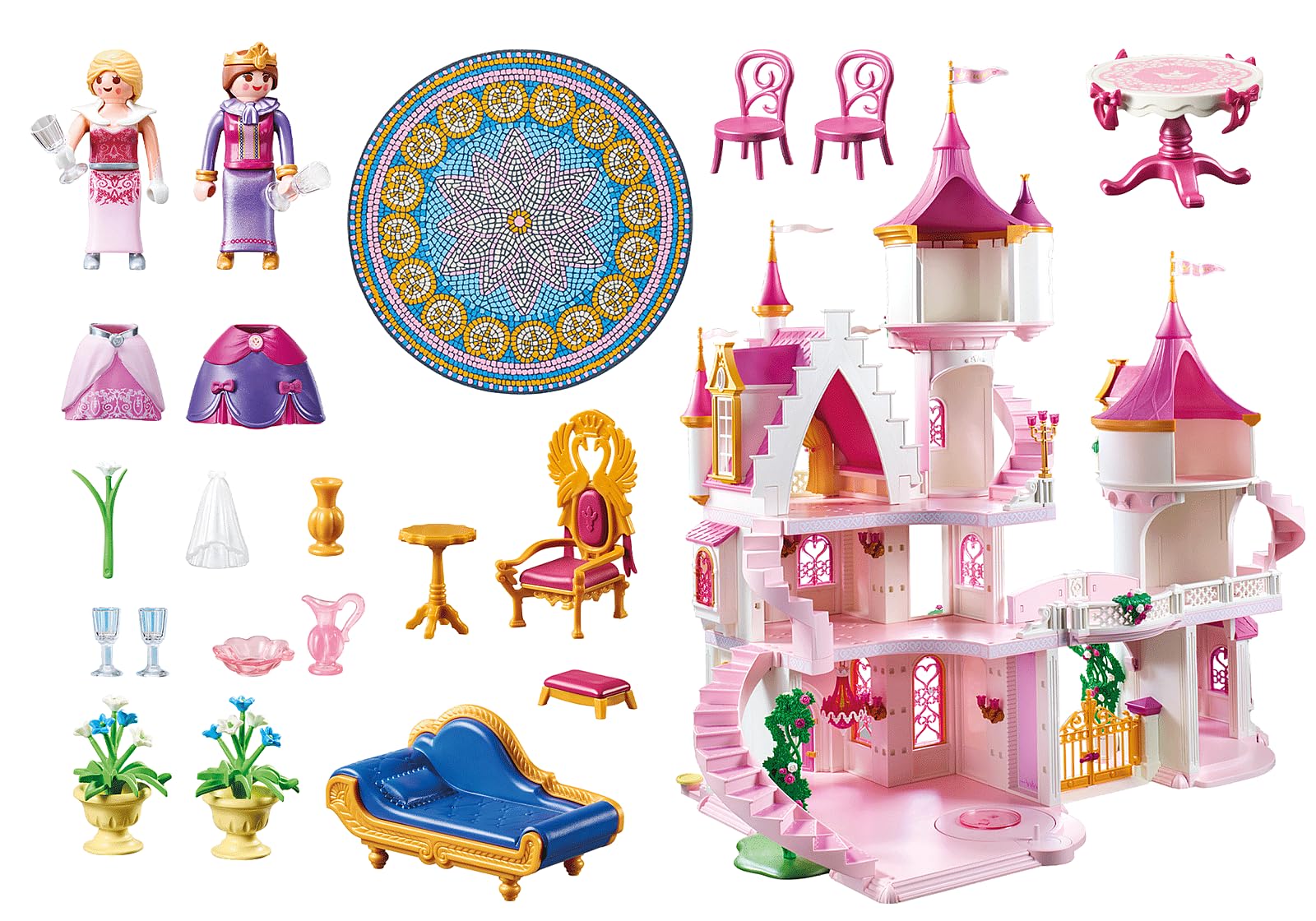 Amazon.co.jp: プレイモービル プリンセス プリンセスの大きな城 (2023 