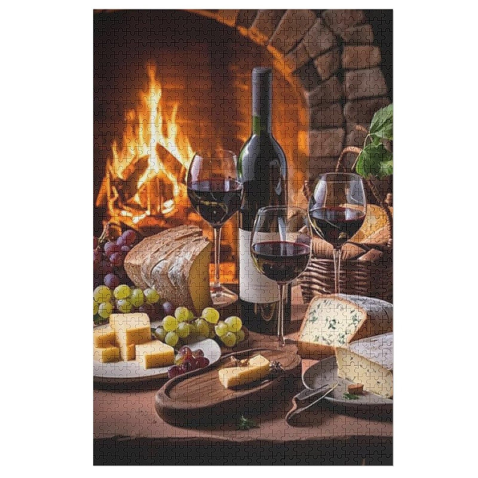 Great Jigsaw Puzzles for Adults 300 Pieces Wine Drink Puzzles for Adults Toys Gift Family Decoration Kids Puzzles