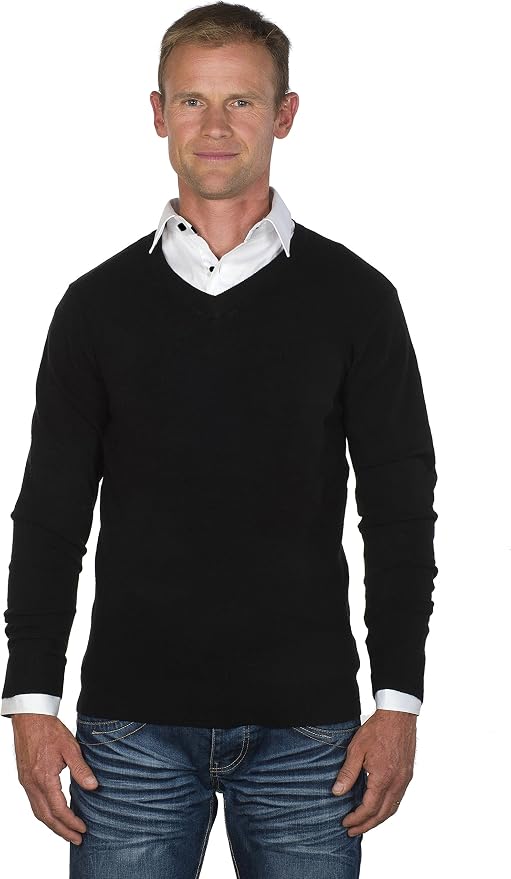 Ugholin Men's V-Neck Sweater with a 