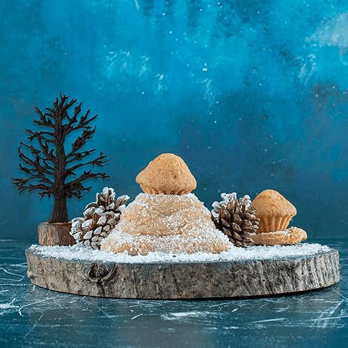 Miniatura 4 de Moldes de fondant de Navidad, moldes de silicona para caramelos, árbol de Navidad 3D, muñeco de nieve, reno, Papá Noel, copo de nieve, hojas de