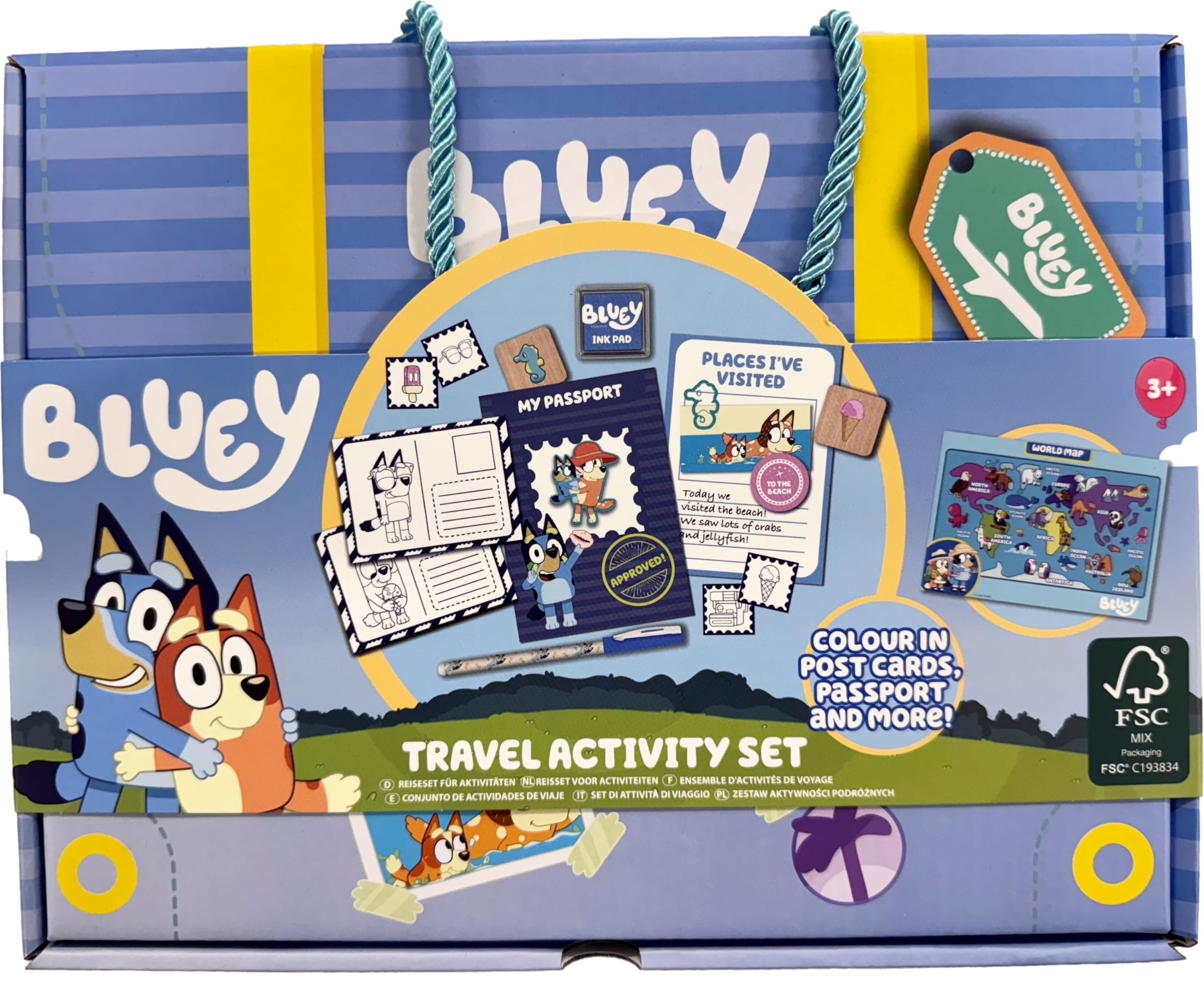 Anila's Bluey Travel Activity Case - Creative On-the-Go Fun for Kids, SET16 - Image 3
