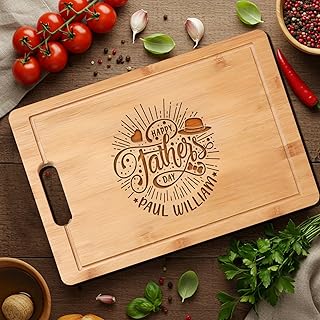 Custom Couple's Cutting Board - Personalized Engraved Gift, Anniversary, Christmas, Housewarming, Realtor Closing, Bridal Shower Present