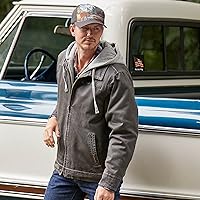 Vista 2 de Legendary Whitetails Men's Casual Coat with Hood Waxed Cotton Water Resistant
