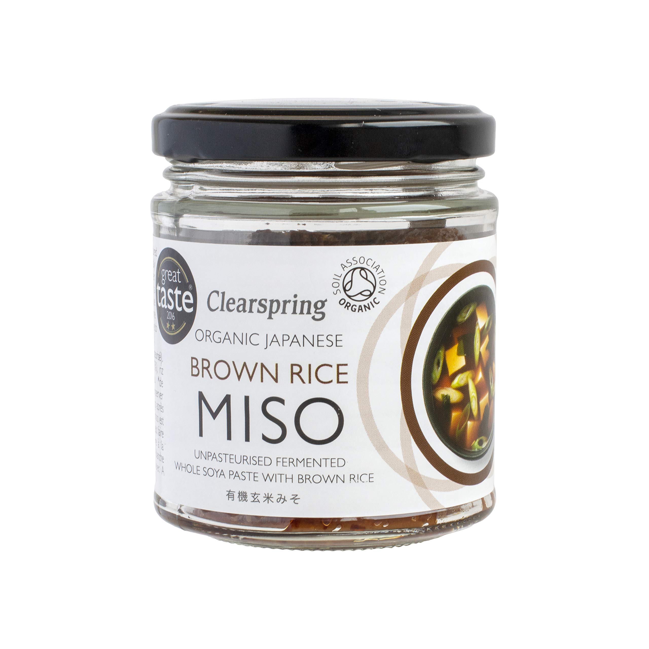 Clearspring Unpasteurised Organic Japanese Brown Rice Miso Paste 150g
