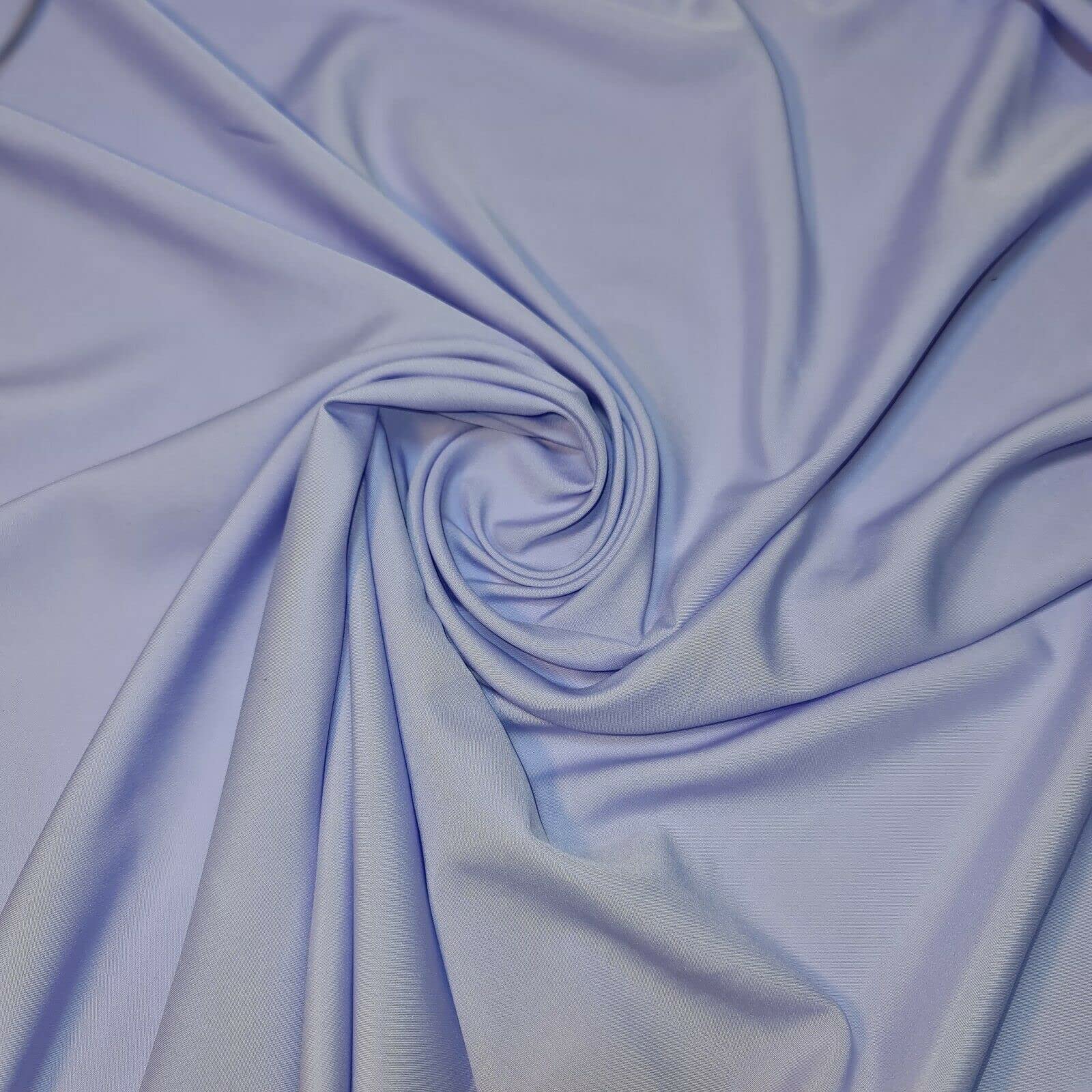 Soft Peach Skin Powder Touch Dress Craft Lining Fabric Material 44" Wide Available in 8 Colours (Light Lilac, 1 Meter) โ image 1