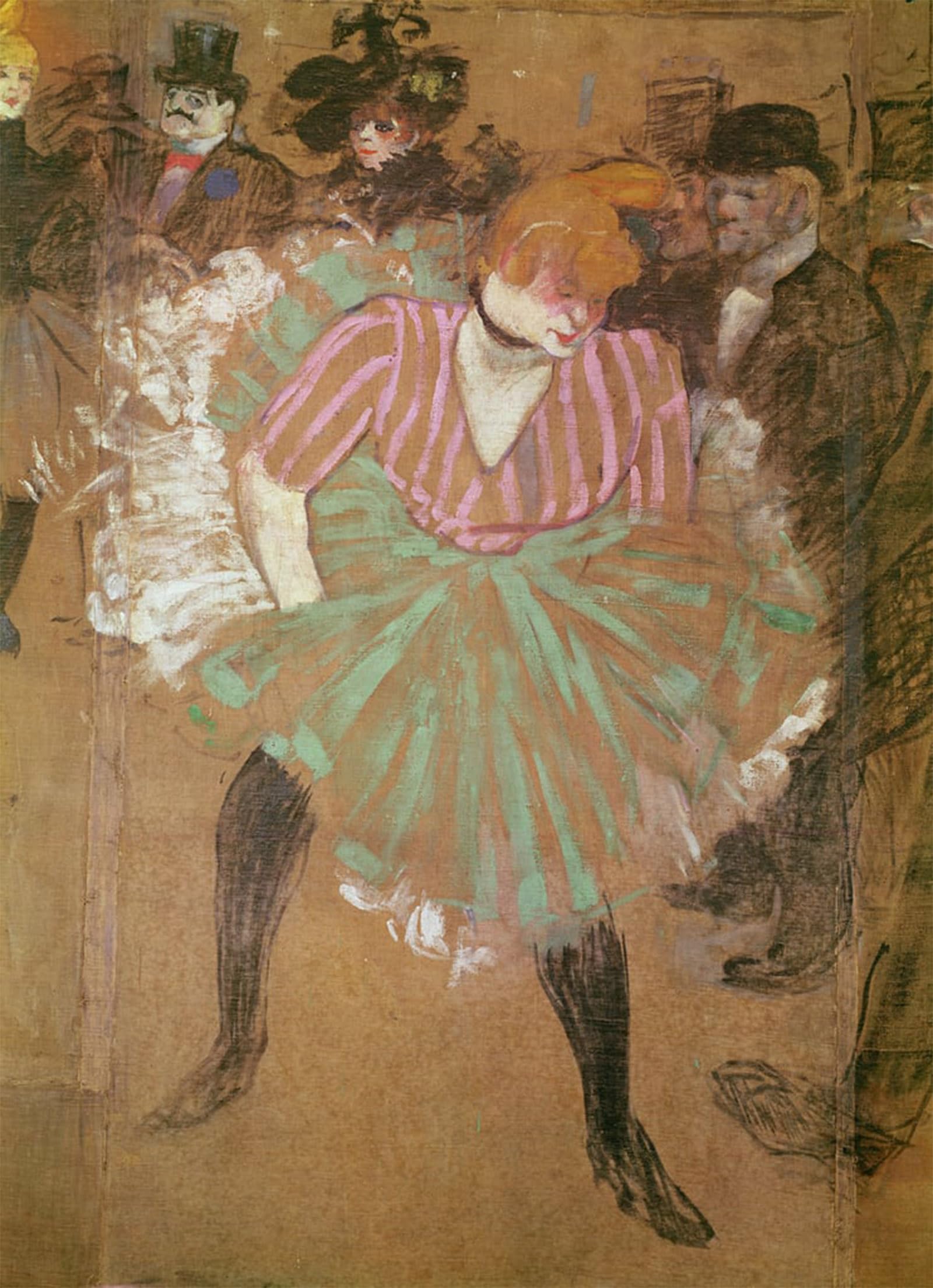 ARTXLXXBN Famous Prints Artwork Pictures Poster Painting Art Panels for the Barrack of the Goulue by Henri De Toulouse Lautrec Artwork Landscape Pictures for Home Decor 60x90cm