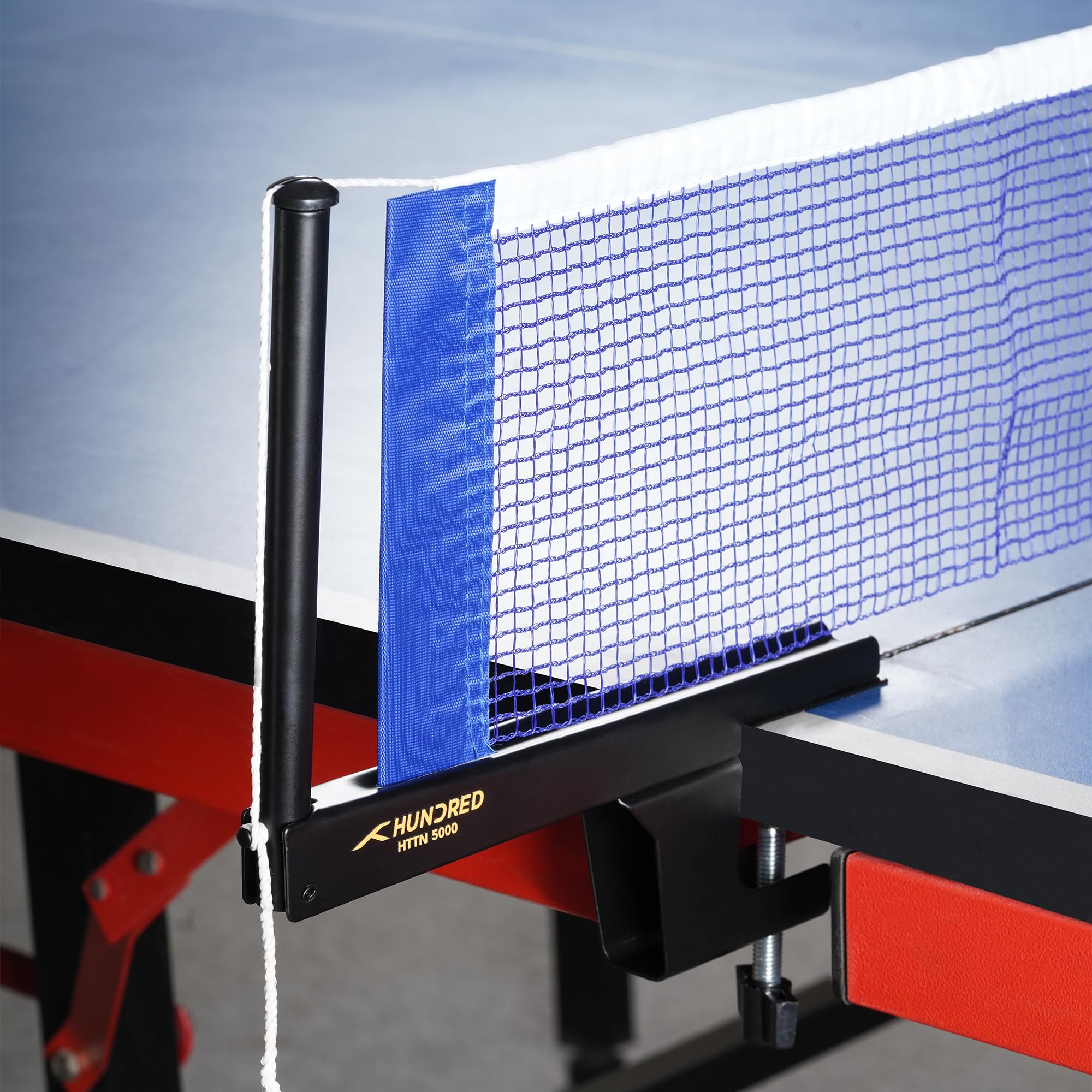 HNDRD Club Series NET and Post Set HTTN-5000 | Strength Screw Clamp with Net Clip Insert| Durable Alloy Steel Frame | Indoor & Outdoor Use | Easy Setup | Rust-Resistant 3