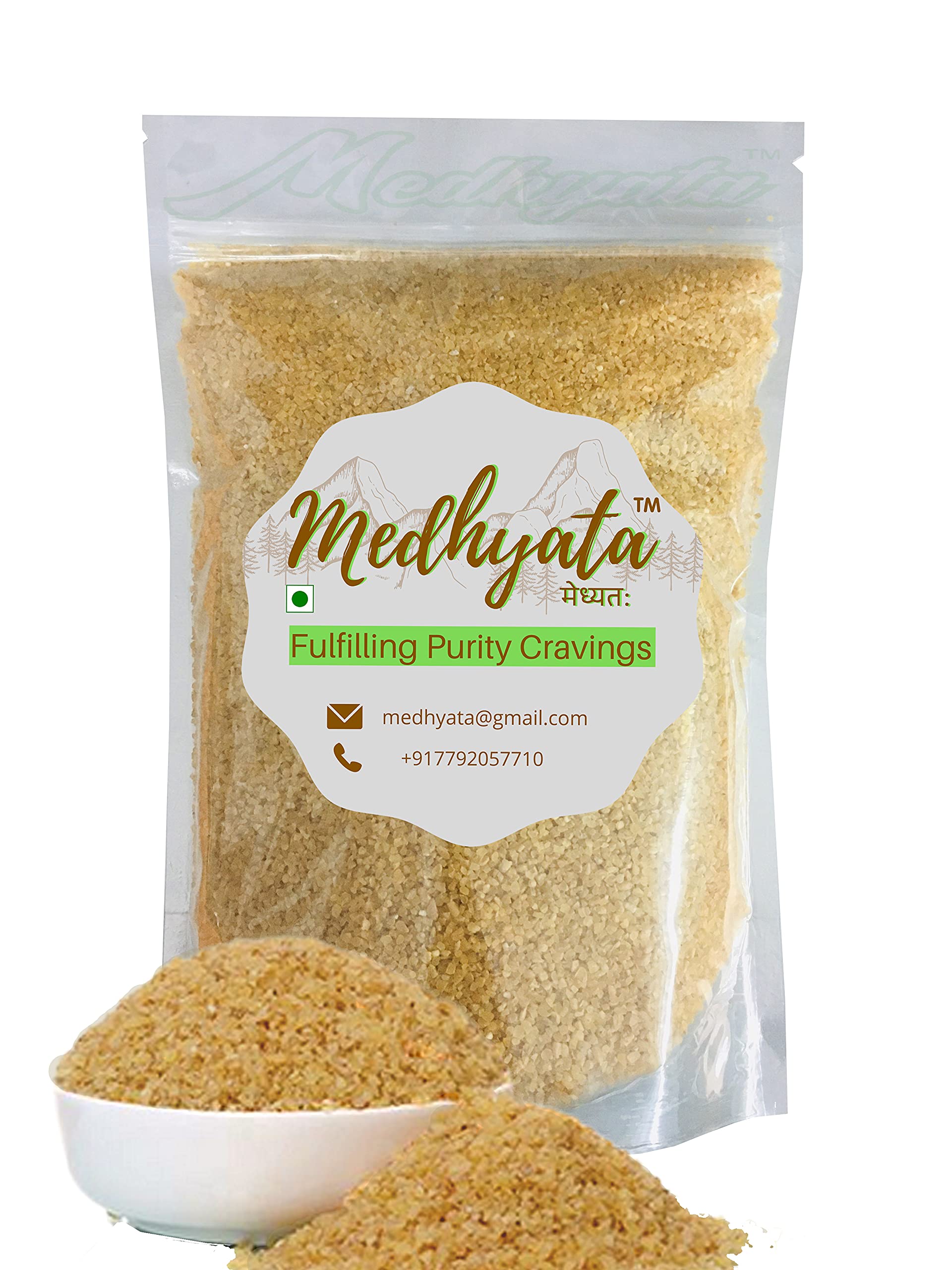 Medhyata Broken Wheat Daliya, 1KG, Organic Dalia/Porridge, Sharbati Gehu Dana-image-30