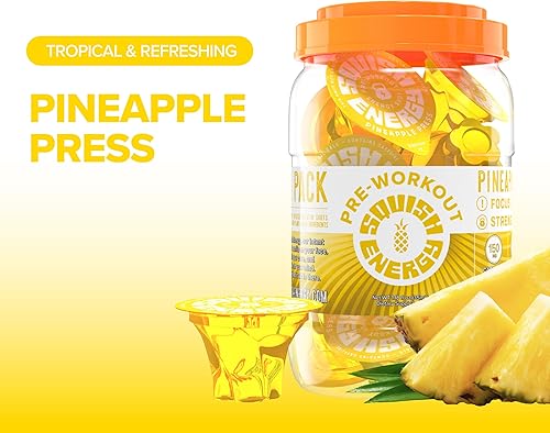 Miniatura 2 de Squish Gomitas Energy Pre-Workout con citrulina beta-alanina y cafeína  Resistencia energética de acción rápida y refuerzo de bombeo  Prácticas