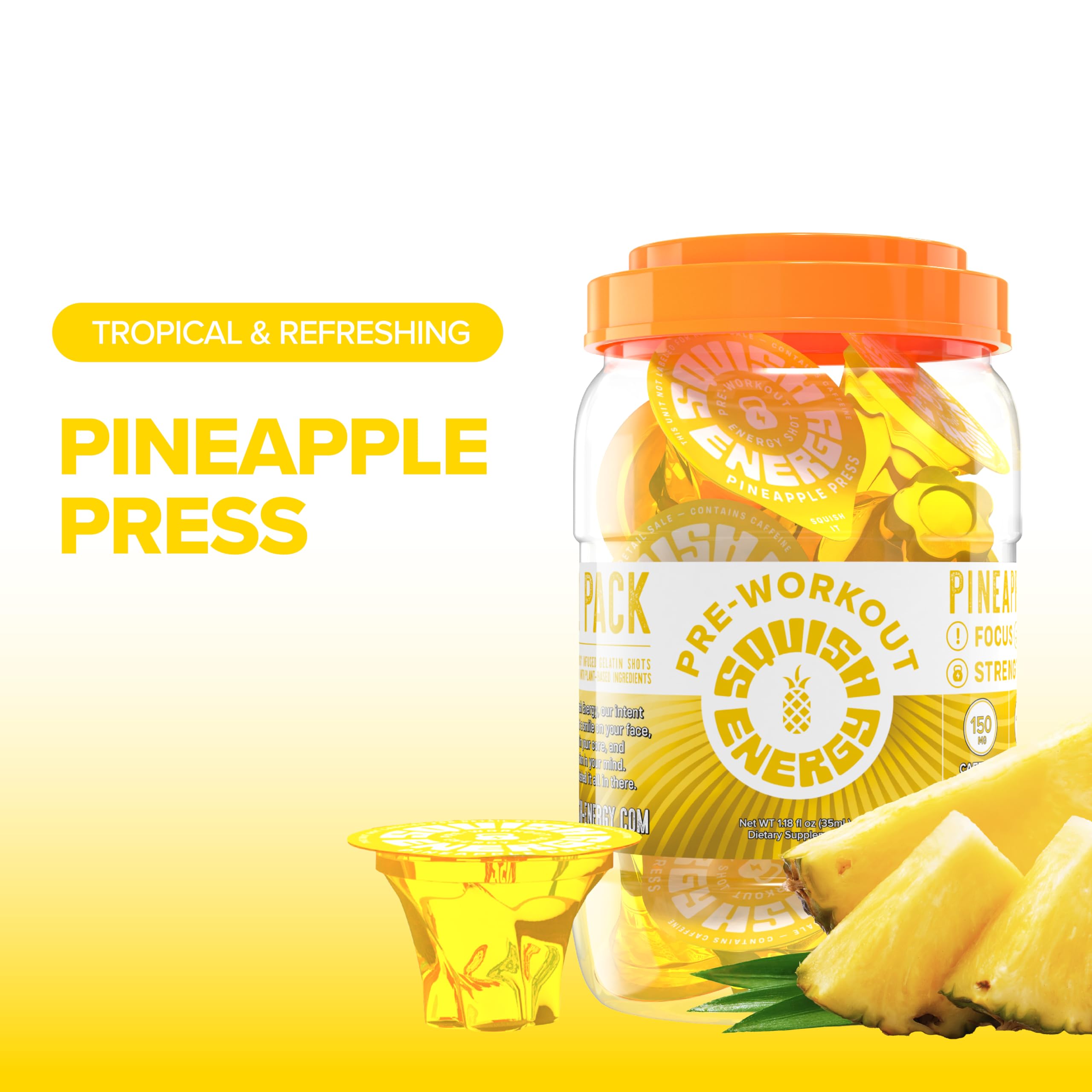 Amazon.com: Squish Energy Pre-Workout Shots – Great-Tasting