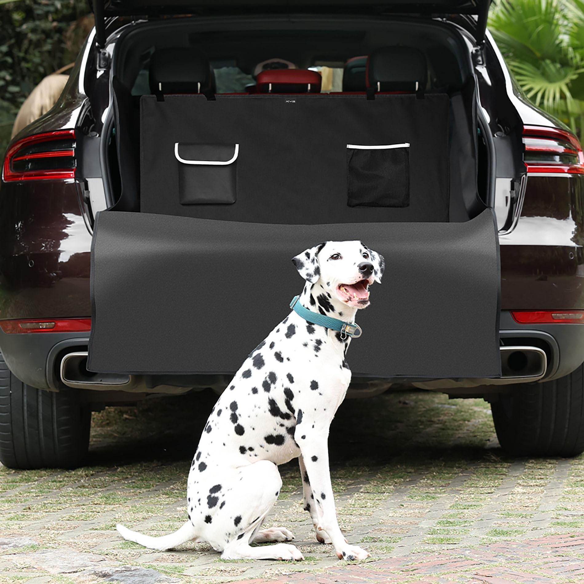 KYG Protection de Coffre Universelle avec Protection latérale - 185 x 115 x 48 cm - Couverture pour Chien XXL - Imperméable, Antidérapante, Résistante aux Rayures - pour Voiture, Break