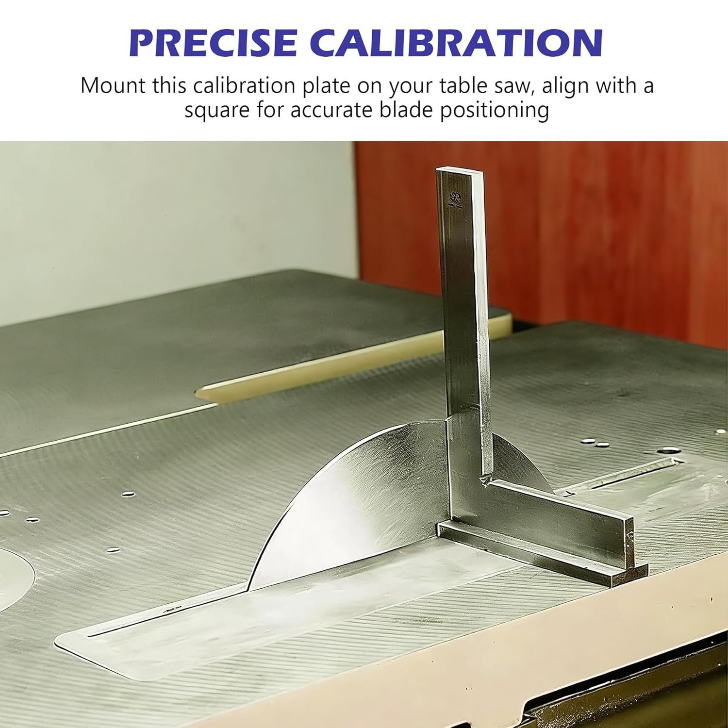 High Precision 10" Table Saw Calibration Steel Plate - 5/8" Arbor Hole, 1/8" Thick #42 Alloy Steel Sanding Disk for Table Saw Calibration & Grinding (1PC)