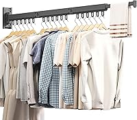 Vista 9 de Clothes Drying Rack,Laundry Drying Rack Wall Mount, Space Saver,Wall Mounted Laundry Rack,Retractable,Collapsible(Tri-Fold),Drying Rack