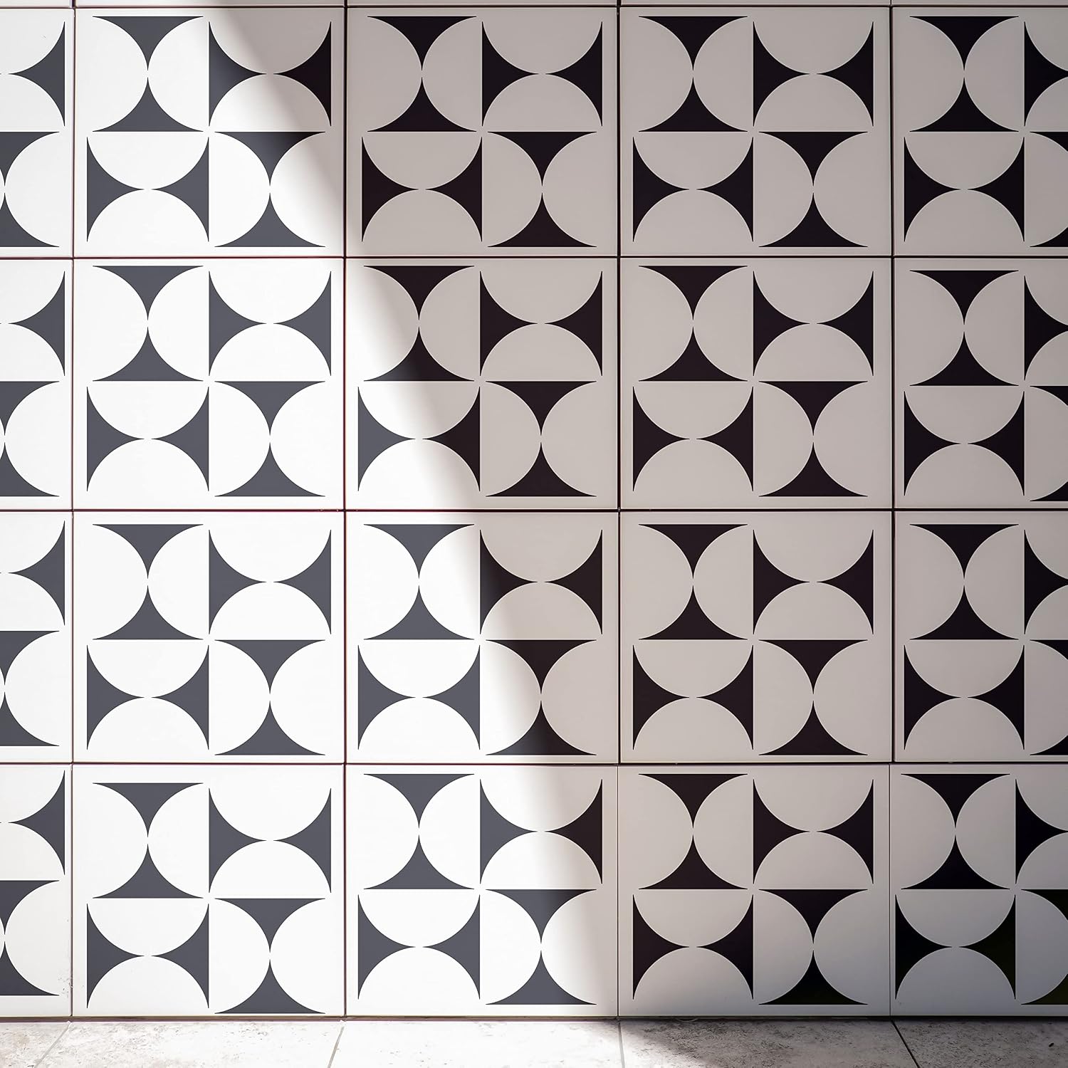 Tile Stencil (2 Pack) - Reusable Wall & Floor Paint Stencils (16 x 16 Inches)