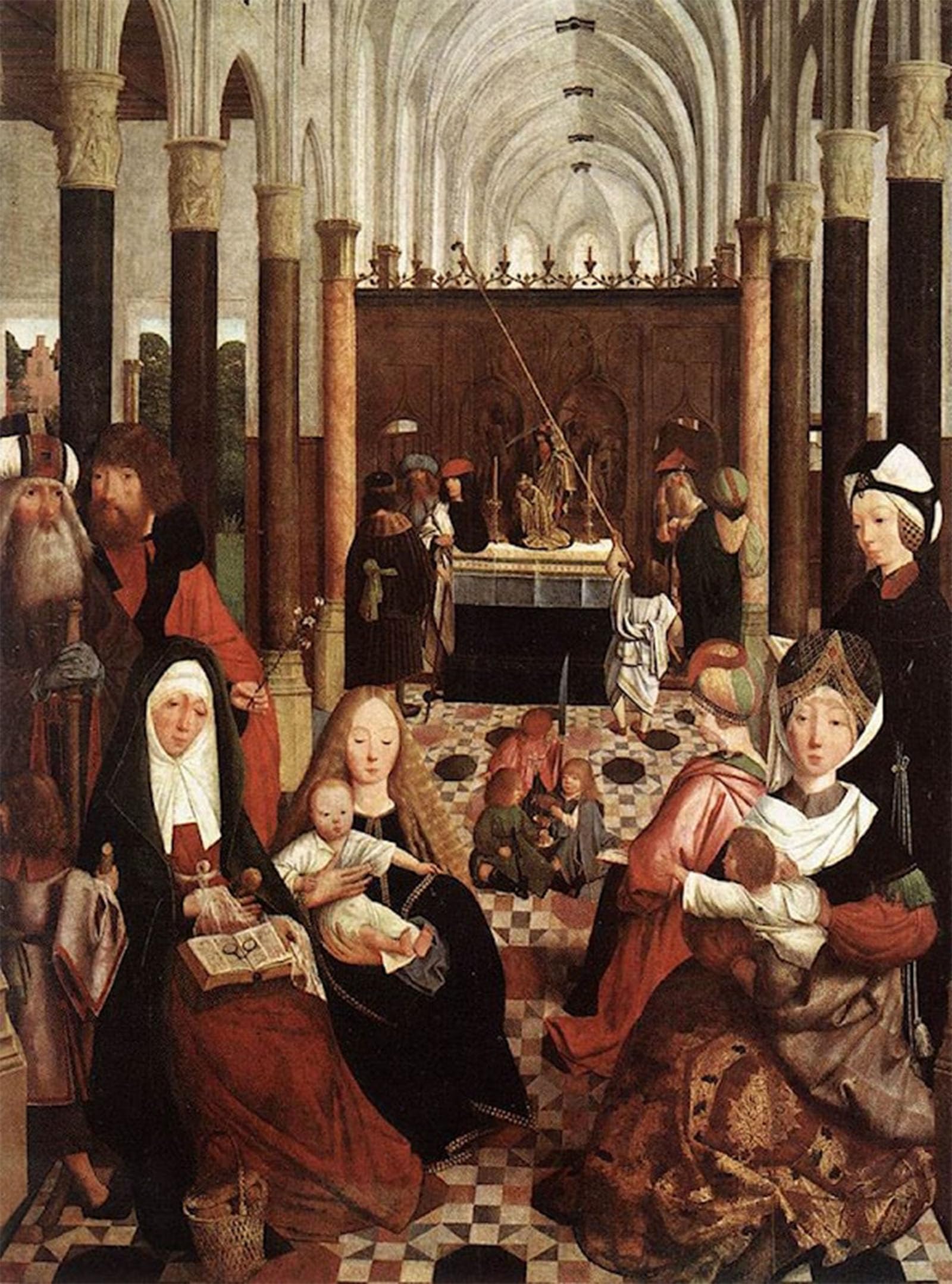 Cuadro en lienzo el Santo Parentesco de 60x90cm para vestir paredes vacías 5