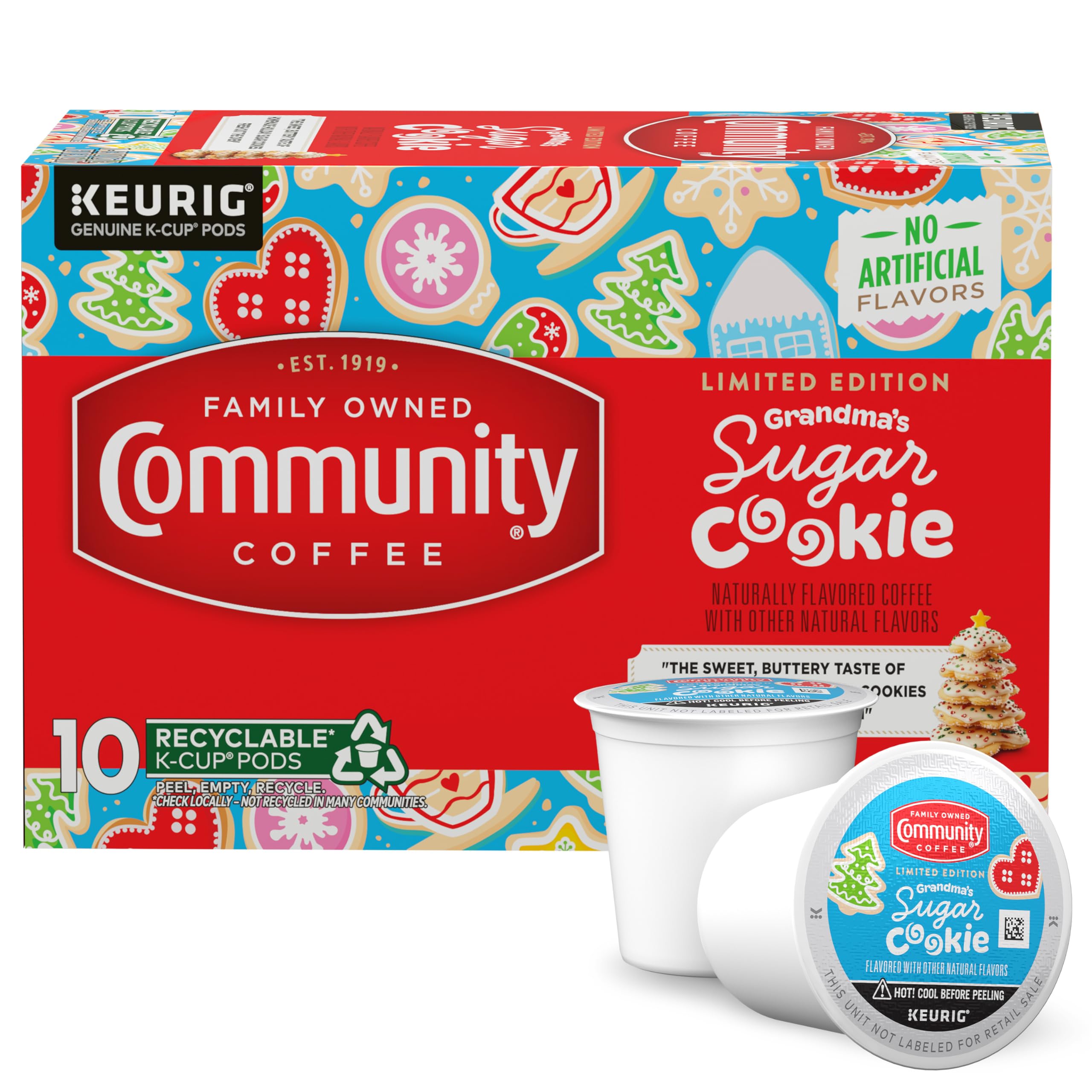Amazon.com: Community Coffee Grandma's Sugar Cookie Keurig K-Cup