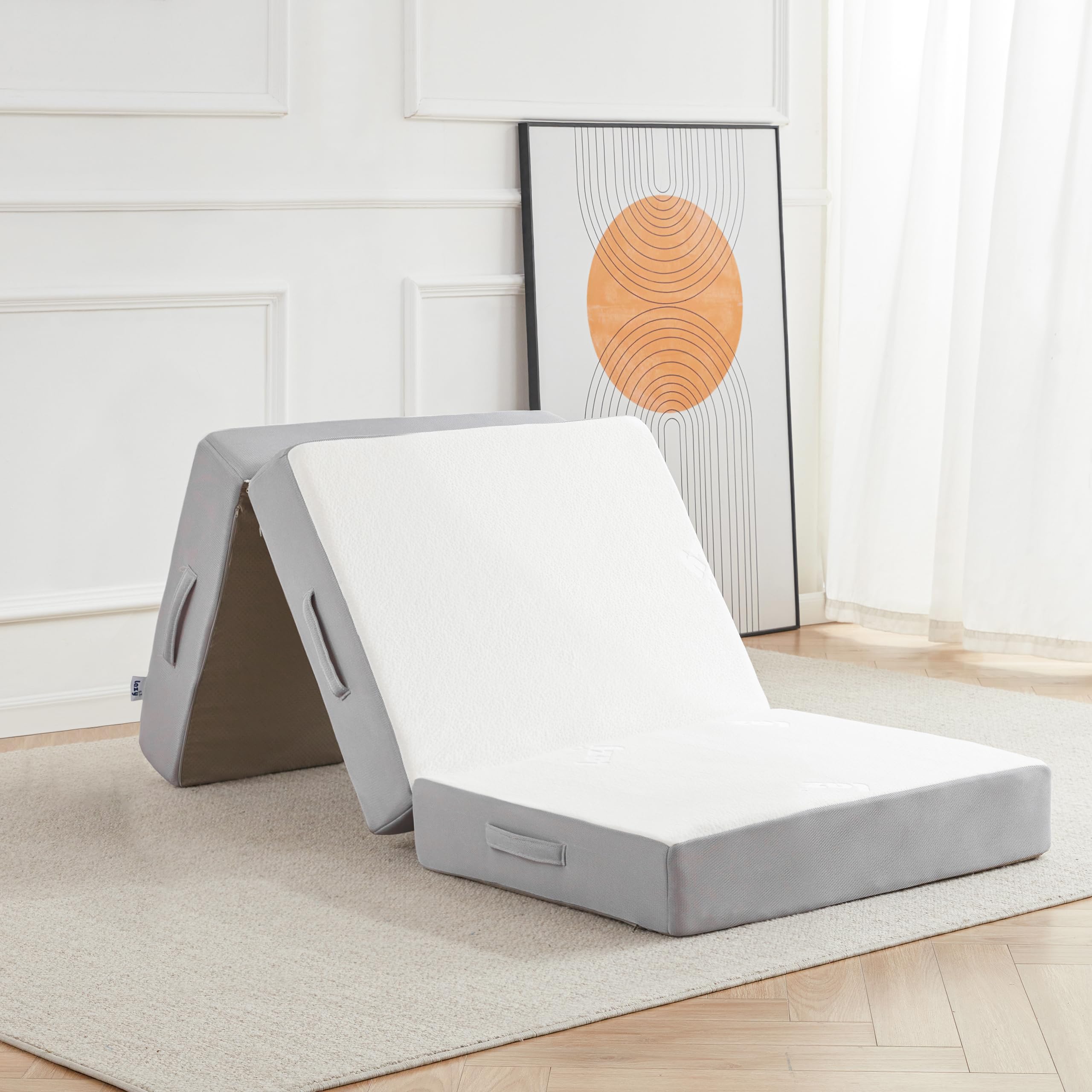 Amazon.com: Lazyzizi Folding Mattress, 6 Inch Single Memory Foam